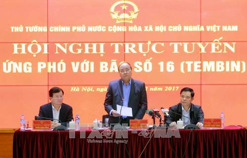 Phát huy tinh thần, trách nhiệm cao nhất ứng phó với bão số 16